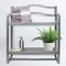 Household Essentials 2-Tier Metal Wall Mount Bathroom Shelf
